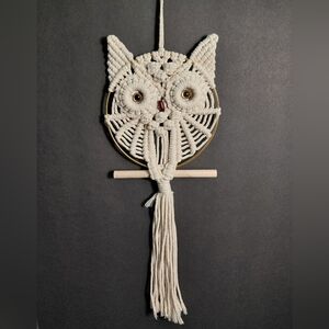 Macrame Owl Wall Hanging